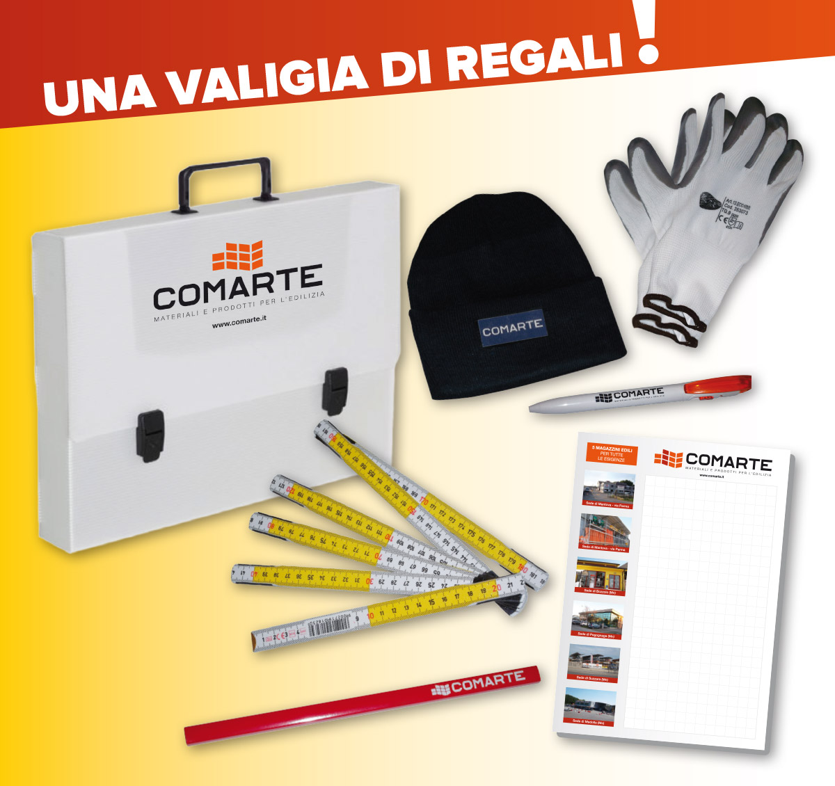 COMARTE - Una valigia di regali