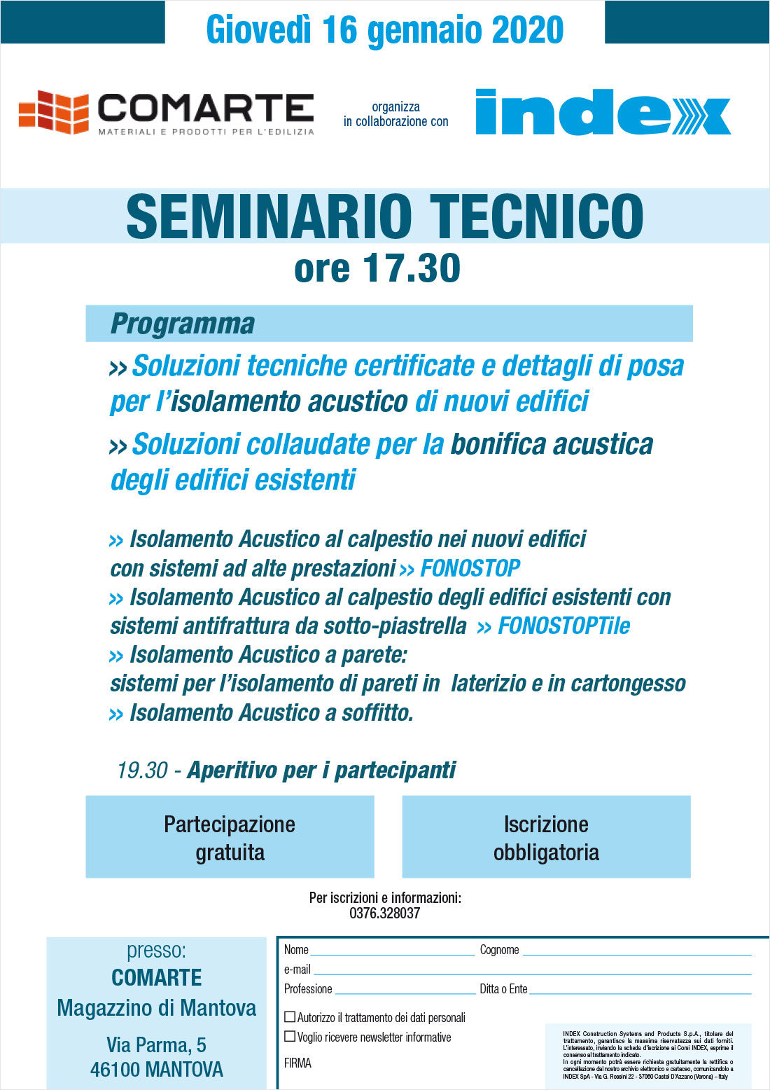 Seminario Tecnico INDEX